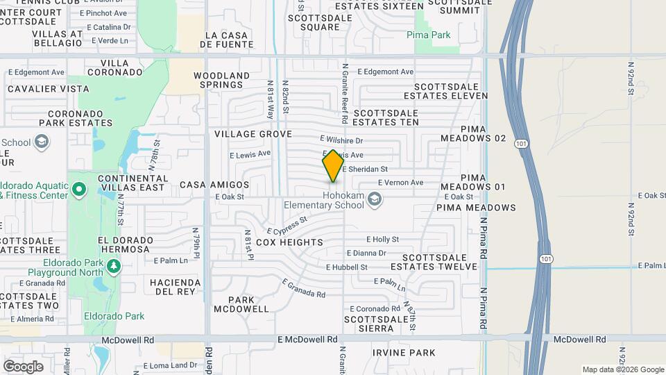 2309 N 83rd Pl Map and Location Details