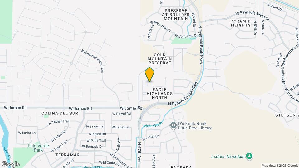 6602 W Molly Ln Map and Location Details