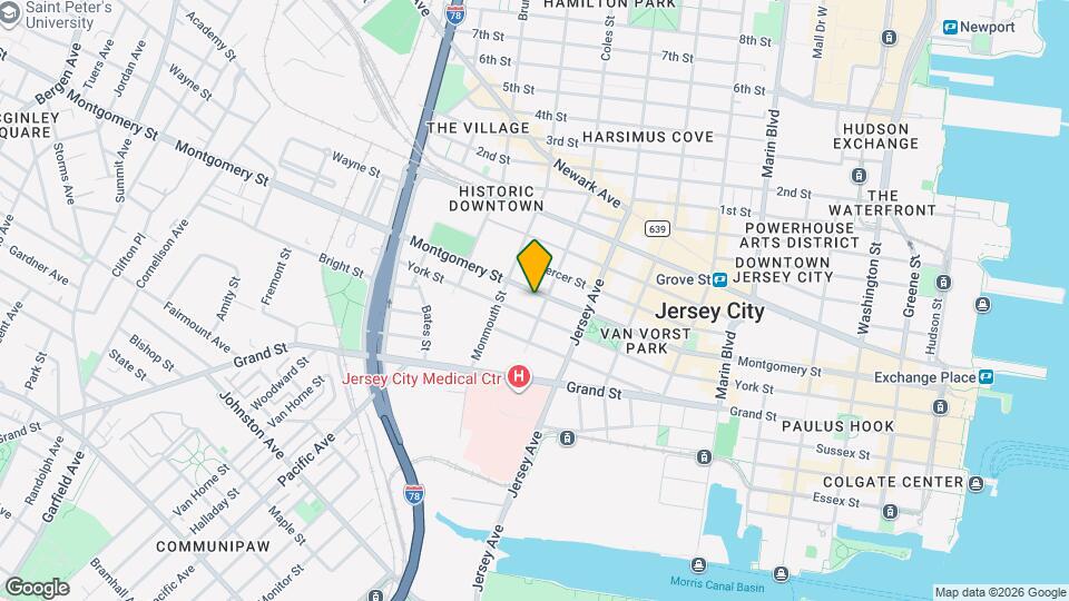 325 Montgomery St Map and Location Details