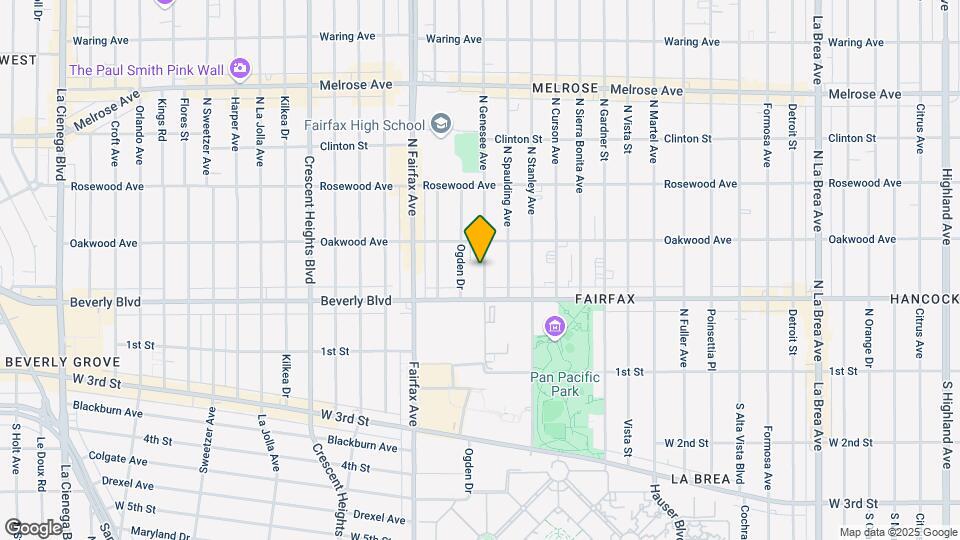 335 N Genesee Ave Map and Location Details