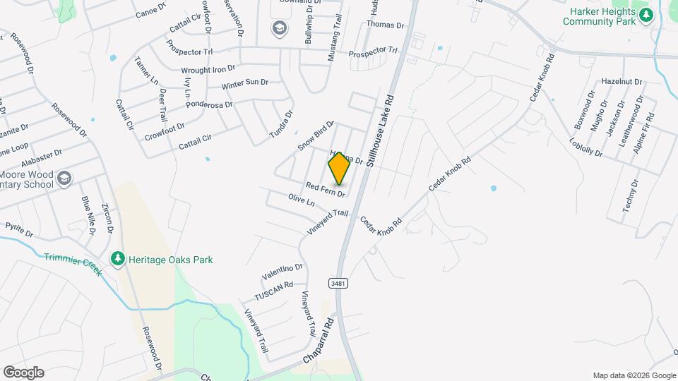 2617 White Moon Dr Map and Location Details