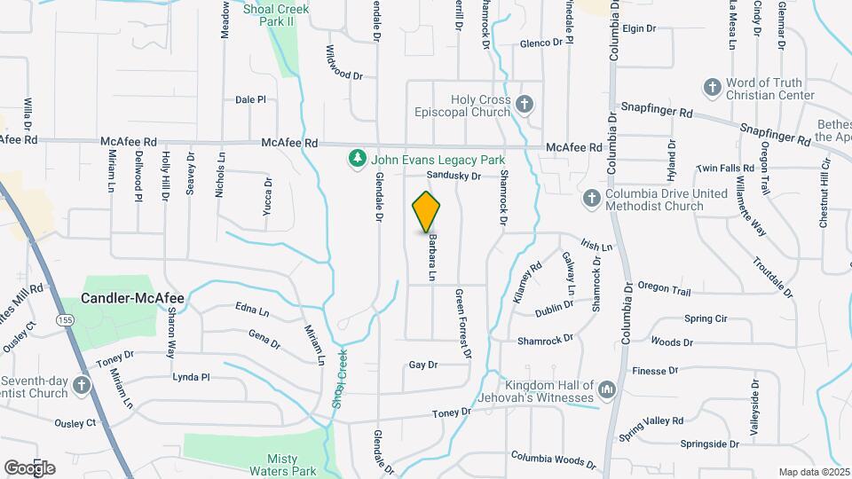 2123 Barbara Ln Map and Location Details