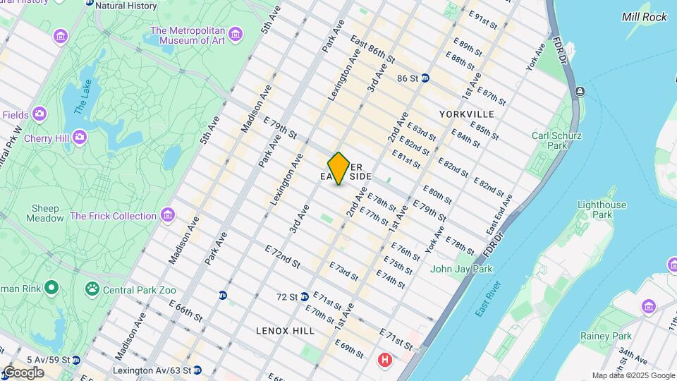 231 E 77th St Map and Location Details
