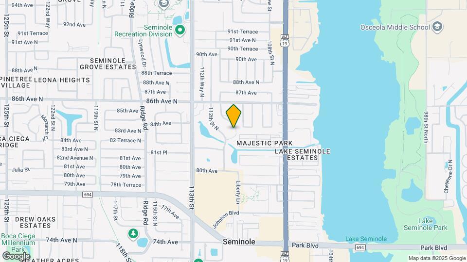 8396 111th St, Unit Seminole Condo Map and Location Details