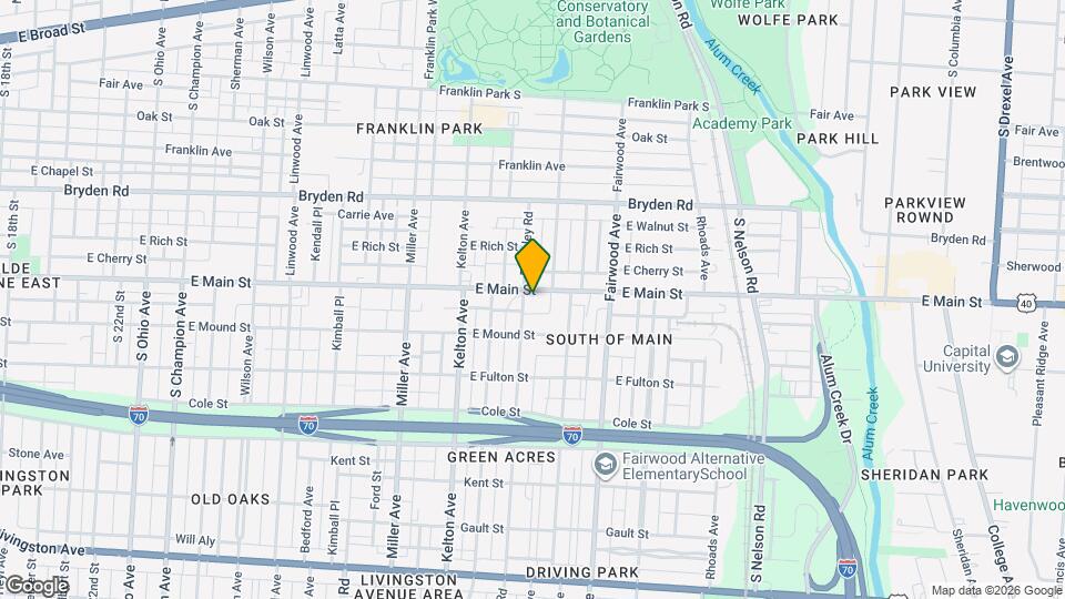 1619 E Main St Map and Location Details