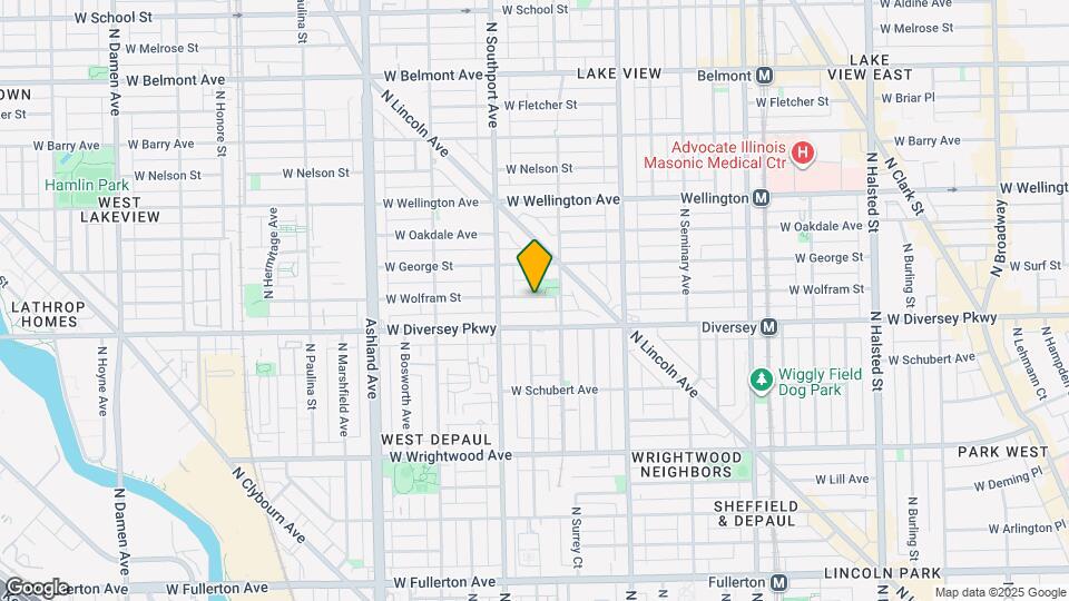 1325 W Wolfram St Map and Location Details