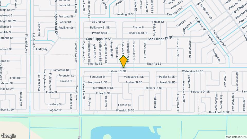 347 Halloran St SE Map and Location Details