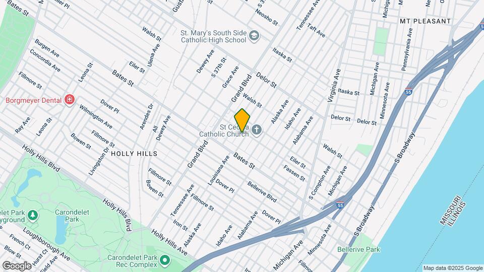 5505 Louisiana Ave Map and Location Details