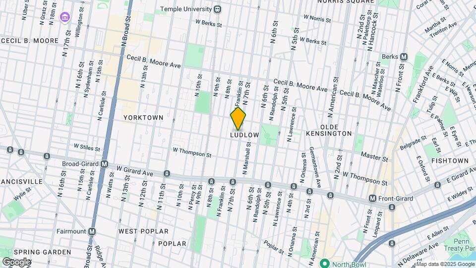 1414 N 7th St Map and Location Details