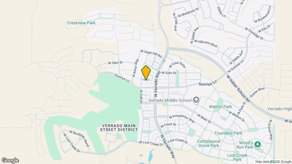 21149 W Elm Way Map and Location Details