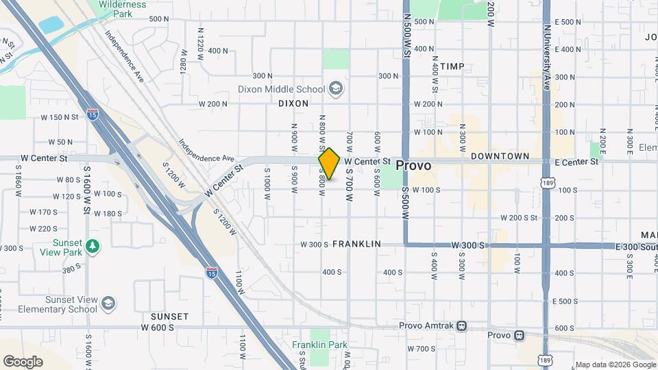 782 W 100 S, Unit Apt B Map and Location Details