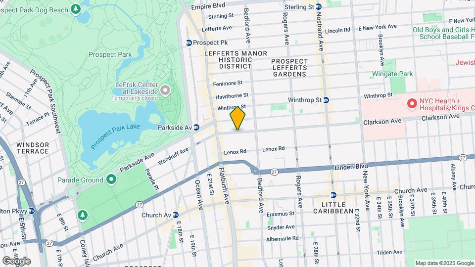 61 Clarkson Ave-Unit -PH Map and Location Details
