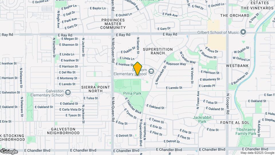 1173 E Del Rio St Map and Location Details
