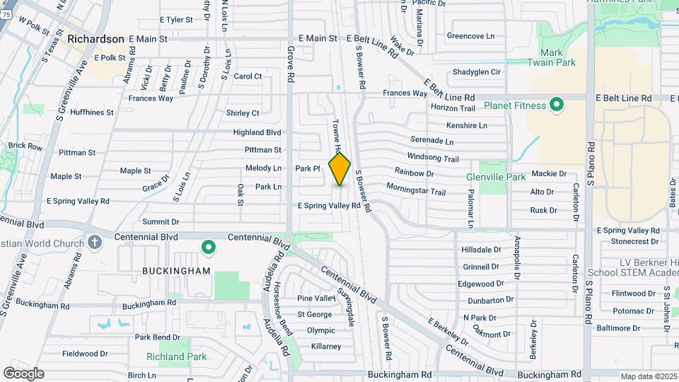 606 Towne House Ln Map and Location Details