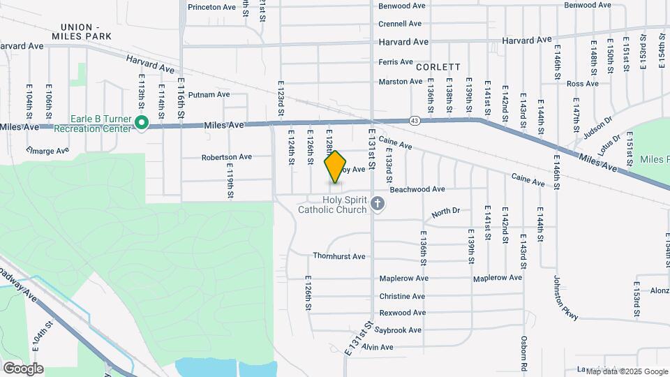 4309 E 128th St Map and Location Details