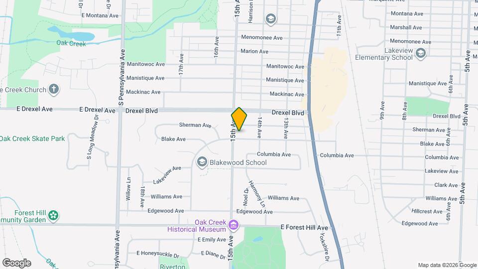 1424 Blake Ave Map and Location Details