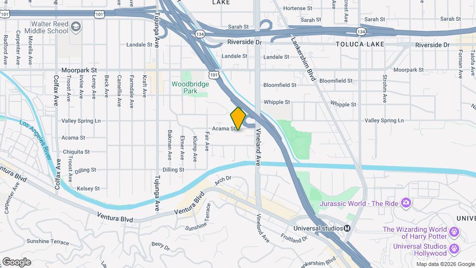 11100 Acama St, Unit 13 Map and Location Details