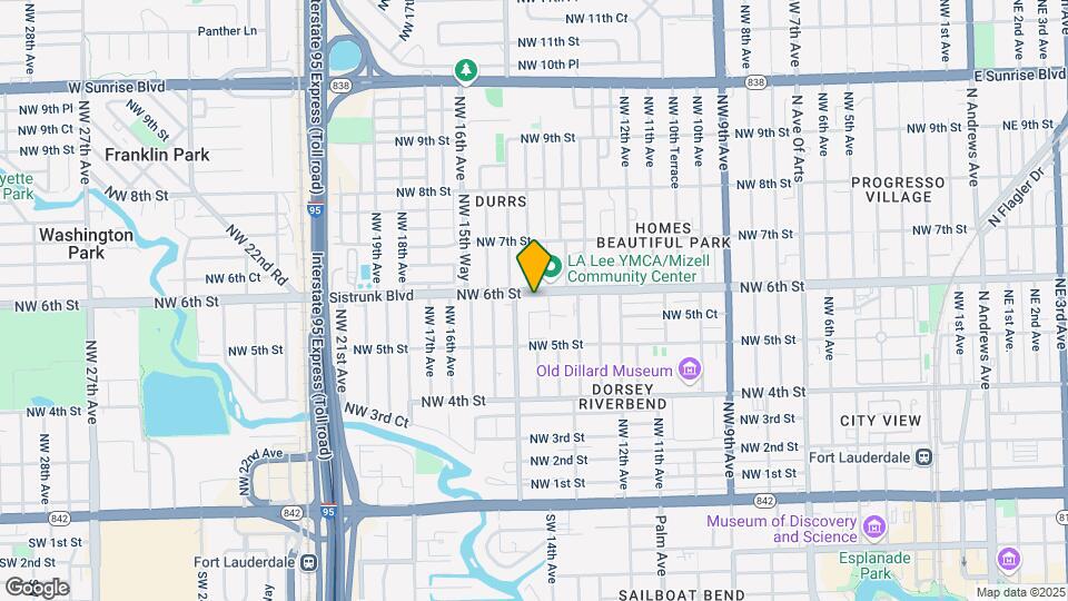 1436 Sistrunk Blvd Mapa y Detalles de la Ubicación