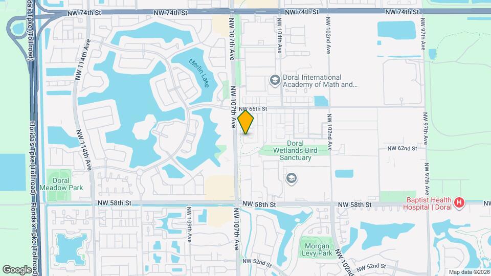 6312 NW 105th Pl Map and Location Details