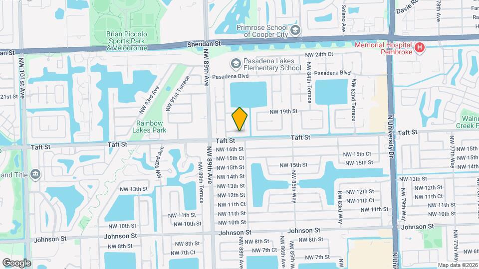 8730 NW 17th Ct Map and Location Details