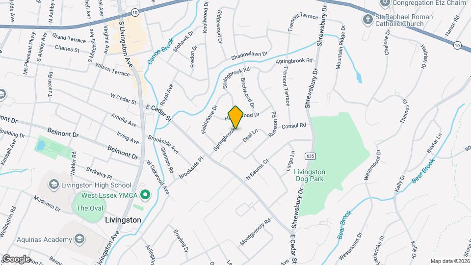 22 Springbrook Rd Mapa y Detalles de la Ubicación
