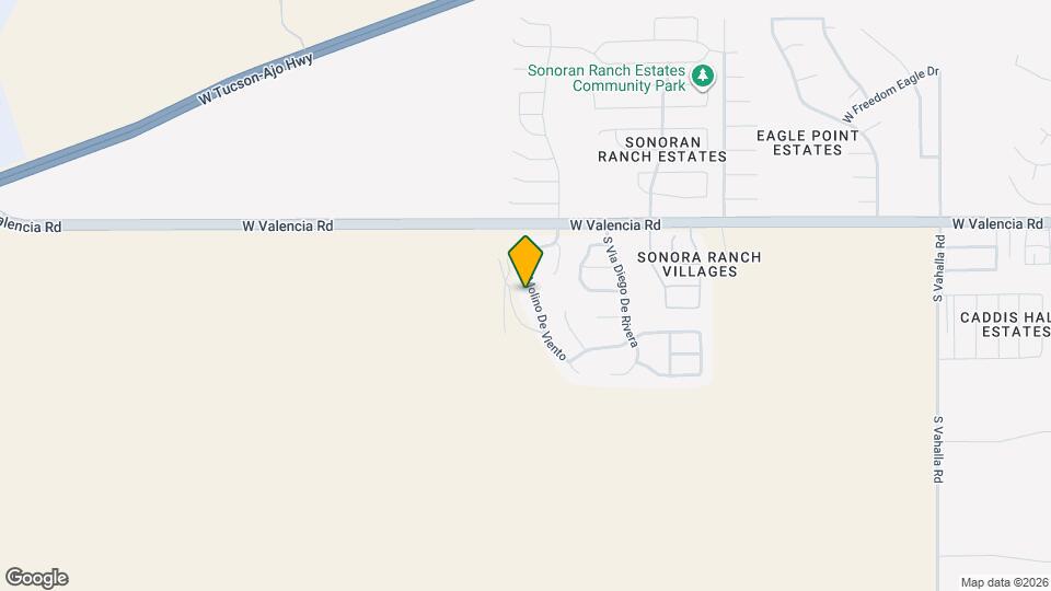 6630 S Via Molino De Viento Map and Location Details