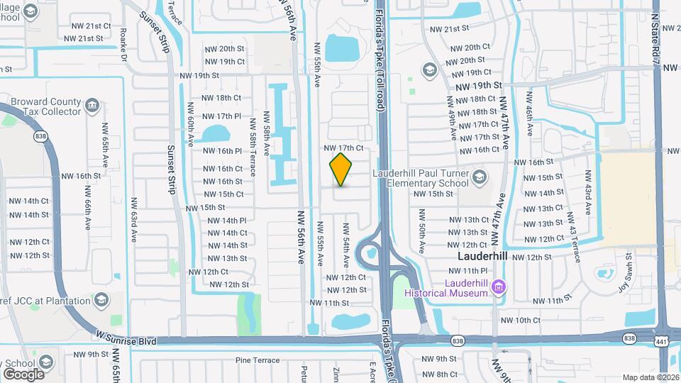 5410 NW 16th St Map and Location Details