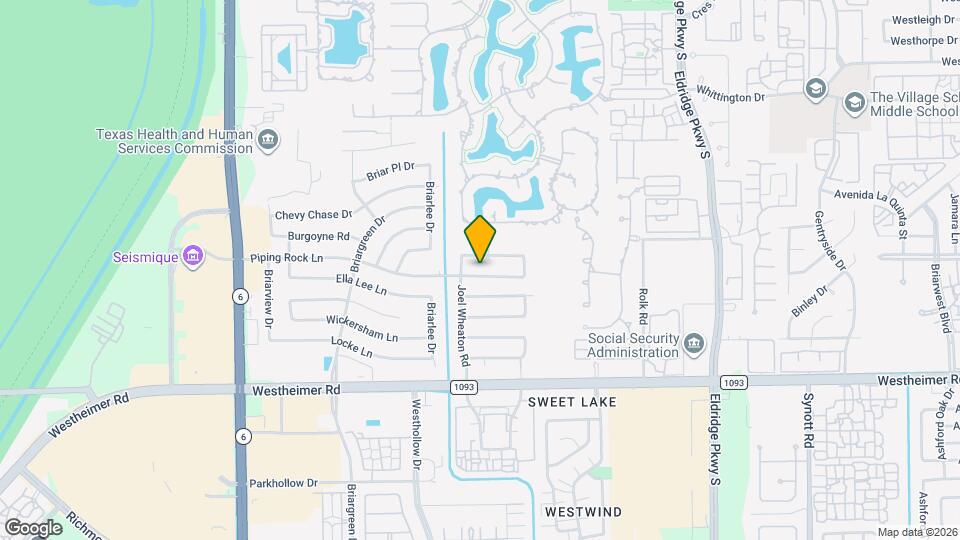 13814 Piping Rock Ln Map and Location Details