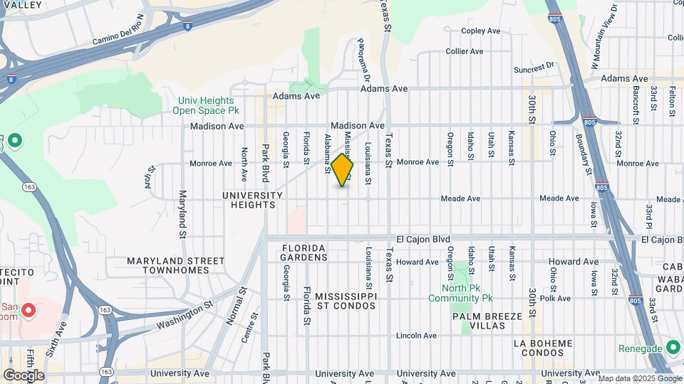 University Heights Apartments Mapa y Detalles de la Ubicación