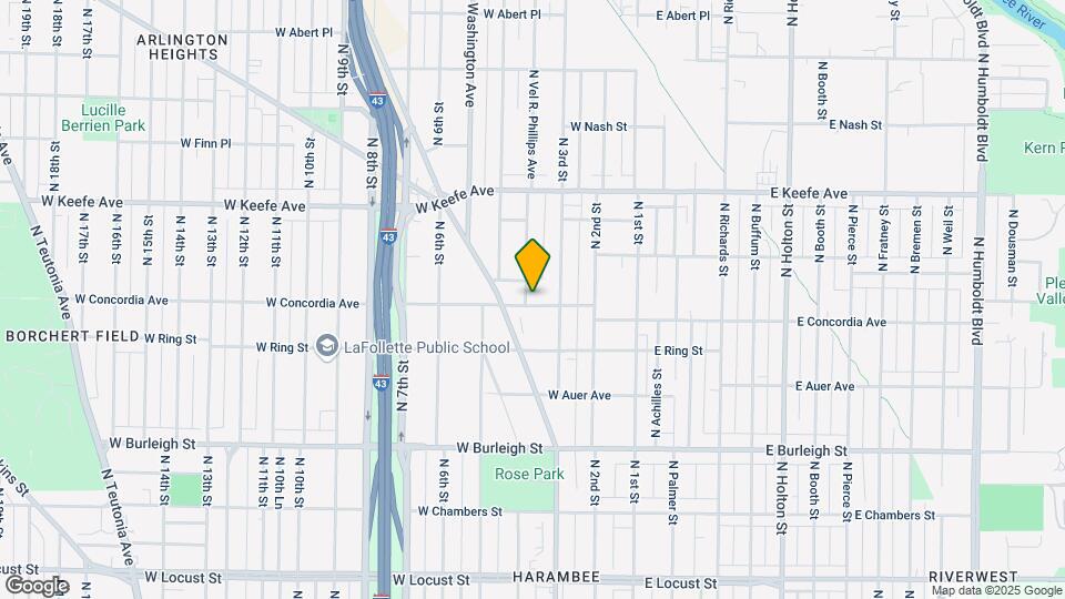 330 W Concordia Ave Map and Location Details