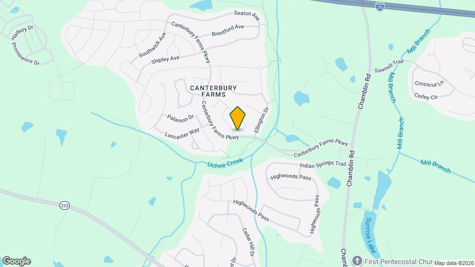 1905 Kenlock Dr Map and Location Details