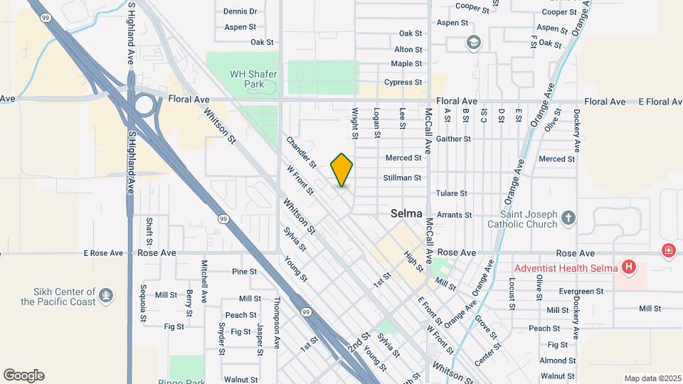2236 Chandler St Map and Location Details