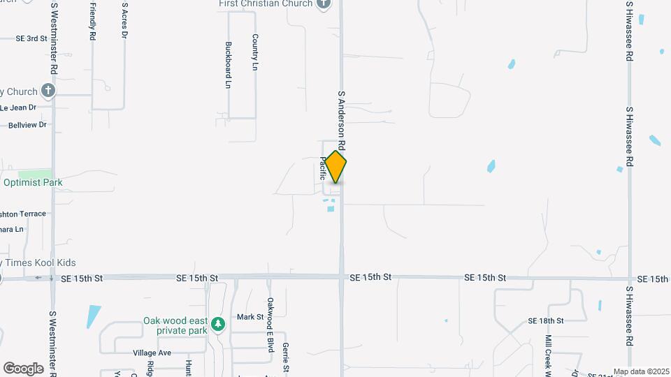 1113 S Anderson Rd Map and Location Details