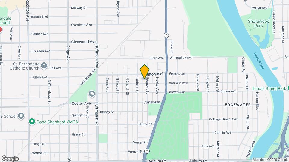 2308 Fremont St Map and Location Details