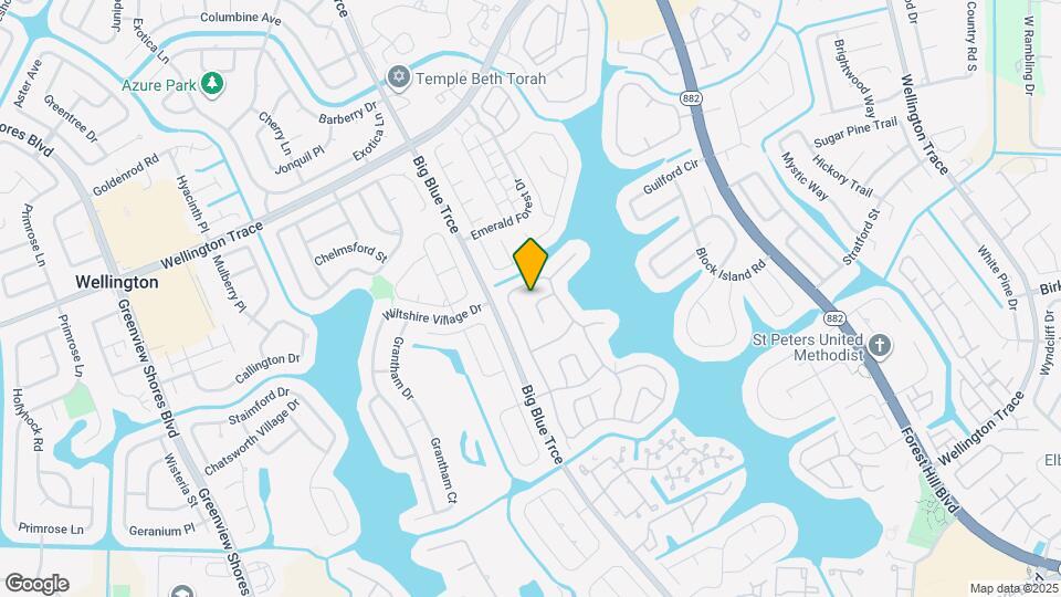 1401 Hideaway Bend Map and Location Details