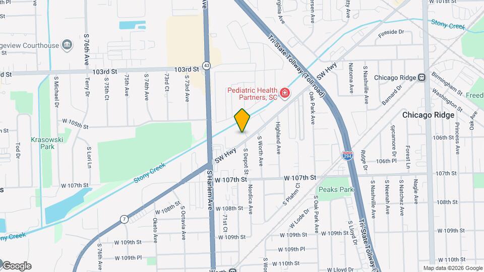 10600 Southwest Highway, Unit #402A Map and Location Details