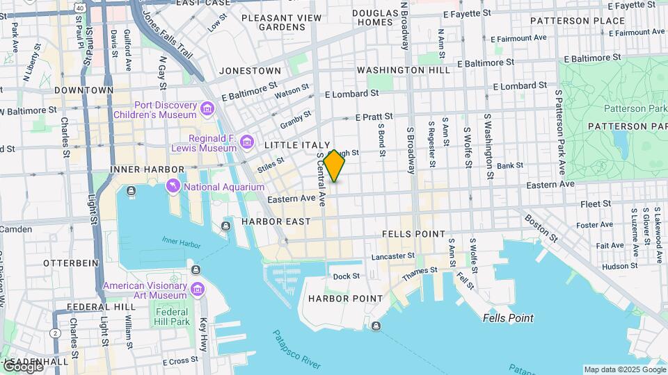 424 S Eden St Map and Location Details