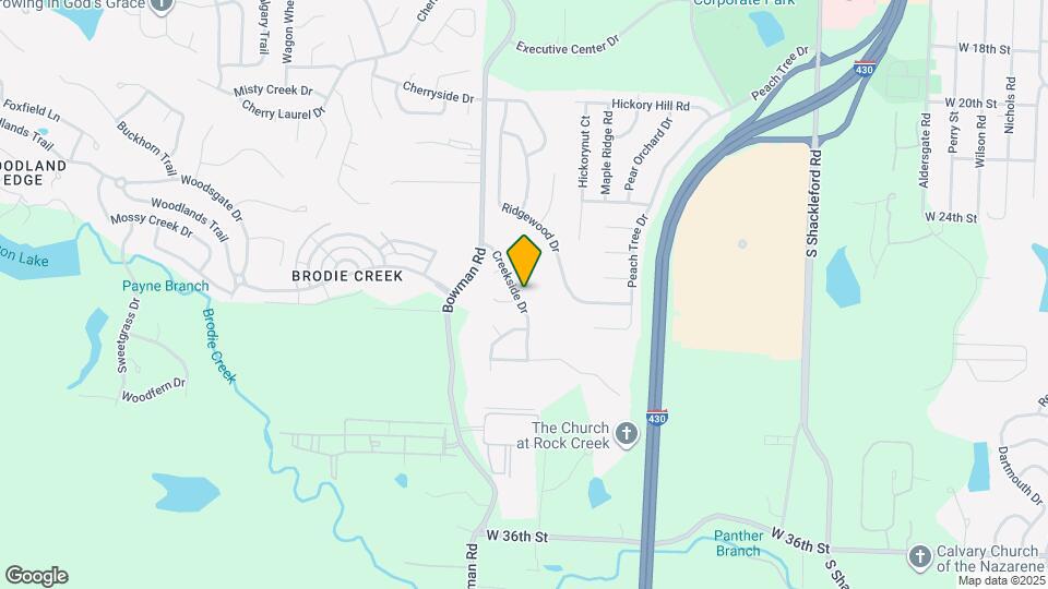 2623 Creekside Dr Map and Location Details