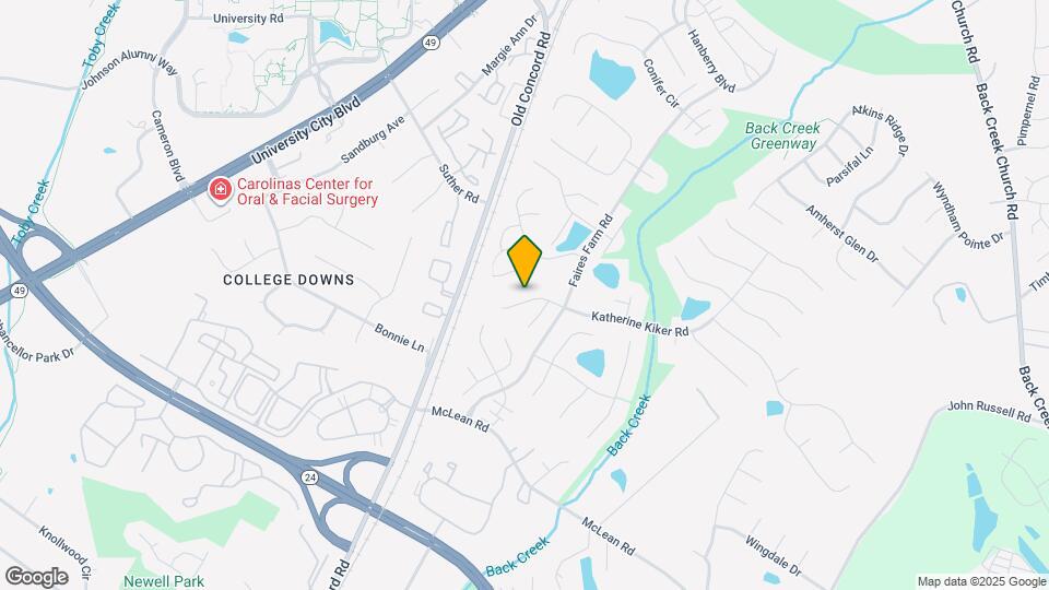 1635 Katherine Kiker Rd Mapa y Detalles de la Ubicación