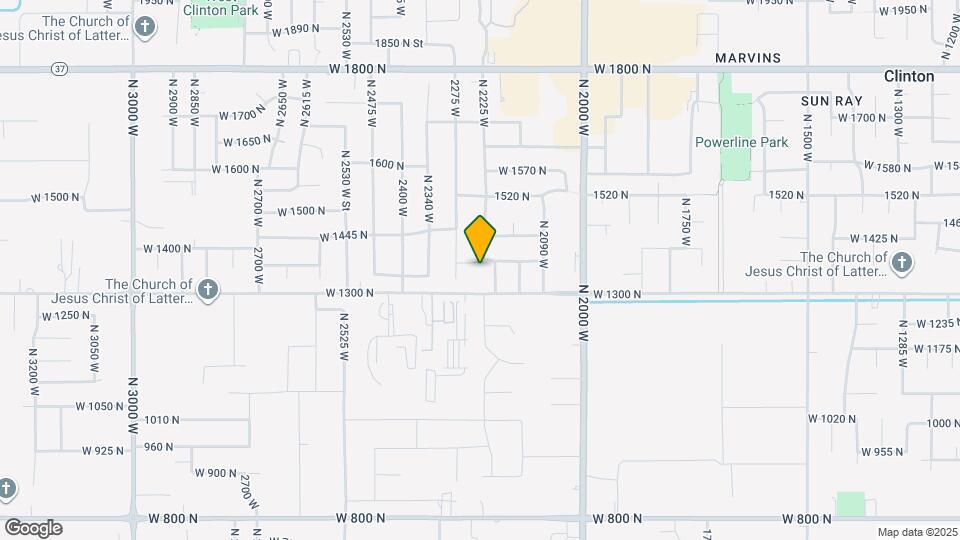 2237 W 1370 N Map and Location Details