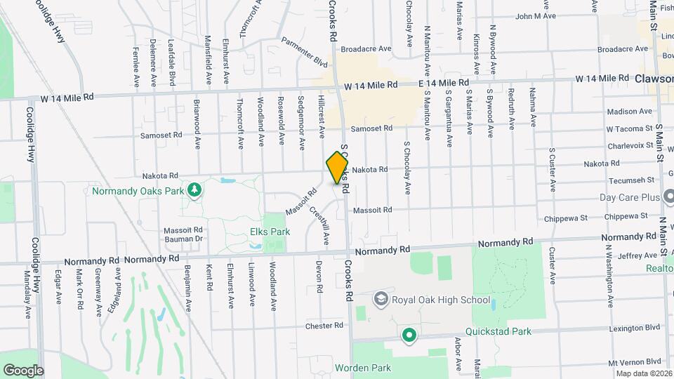 4345 Crooks Rd, Unit 32 Mapa y Detalles de la Ubicación