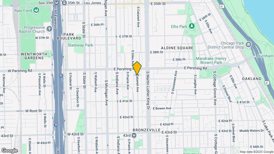 3924 S Calumet Ave Map and Location Details