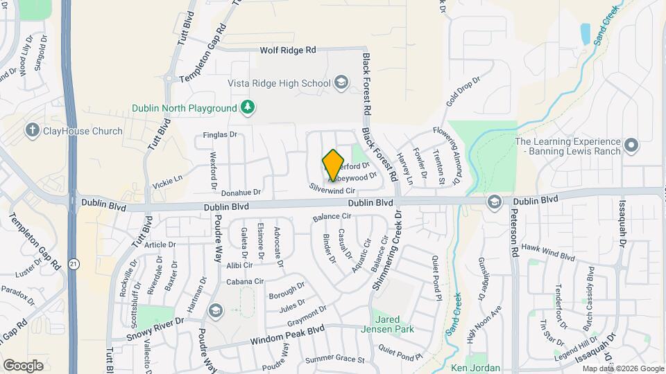 7074 Silverwind Cir Map and Location Details