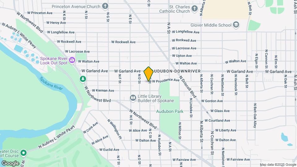 3101 W Providence Ave Map and Location Details