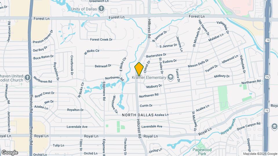 11314 Hillcrest Rd Map and Location Details