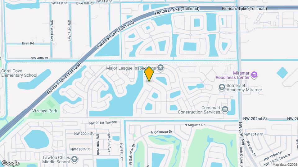 13337 SW 52nd St Mapa y Detalles de la Ubicación