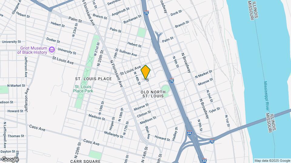 1308 Warren St Map and Location Details