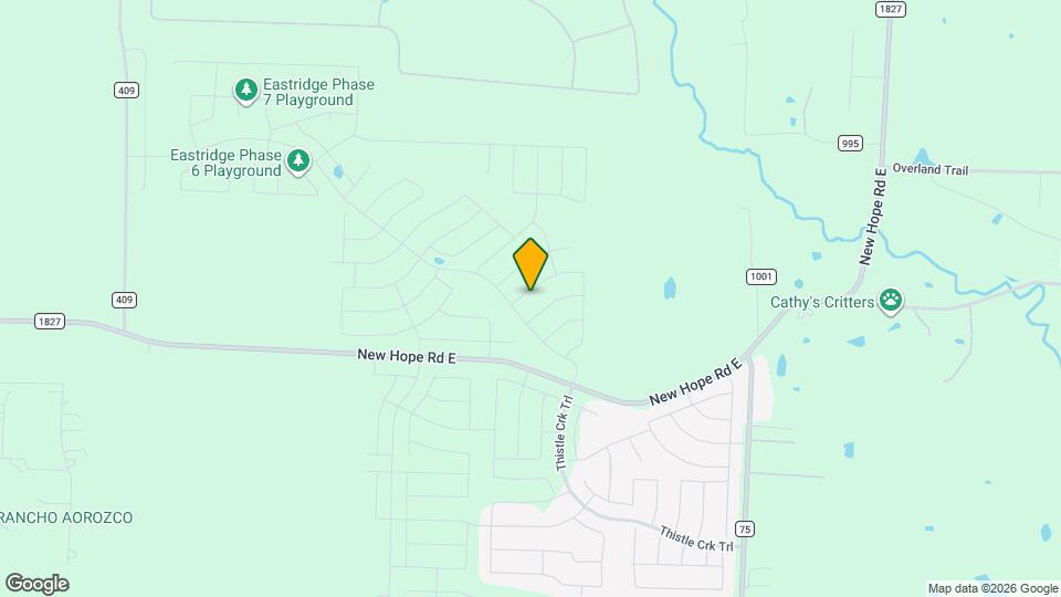 607 Clover Crk Dr Mapa y Detalles de la Ubicación