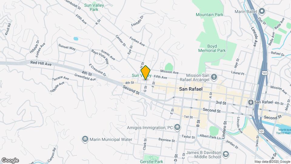 107 G St Map and Location Details