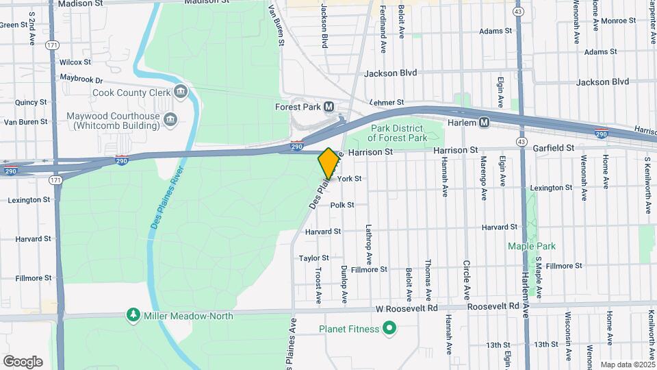 850 Des Plaines Ave Mapa y Detalles de la Ubicación